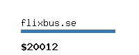 flixbus.se Website value calculator