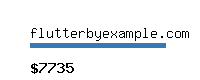 flutterbyexample.com Website value calculator