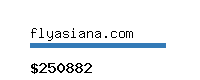 flyasiana.com Website value calculator