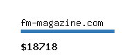 fm-magazine.com Website value calculator