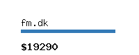 fm.dk Website value calculator