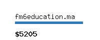 fm6education.ma Website value calculator