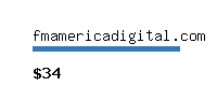 fmamericadigital.com Website value calculator