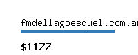 fmdellagoesquel.com.ar Website value calculator