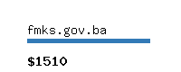 fmks.gov.ba Website value calculator