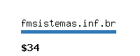 fmsistemas.inf.br Website value calculator