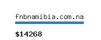 fnbnamibia.com.na Website value calculator