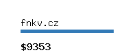 fnkv.cz Website value calculator