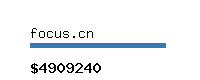 focus.cn Website value calculator