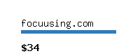 focuusing.com Website value calculator