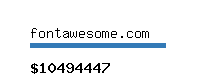 fontawesome.com Website value calculator