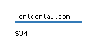 fontdental.com Website value calculator