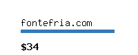 fontefria.com Website value calculator