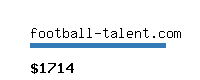 football-talent.com Website value calculator