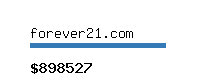 forever21.com Website value calculator