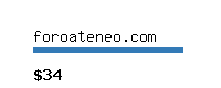 foroateneo.com Website value calculator