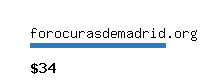 forocurasdemadrid.org Website value calculator