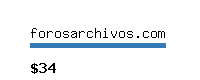 forosarchivos.com Website value calculator