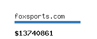 foxsports.com Website value calculator