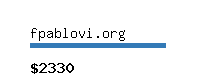 fpablovi.org Website value calculator