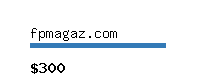 fpmagaz.com Website value calculator