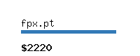 fpx.pt Website value calculator