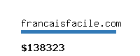 francaisfacile.com Website value calculator