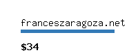 franceszaragoza.net Website value calculator