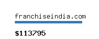 franchiseindia.com Website value calculator