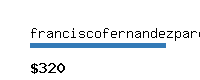 franciscofernandezpardo.com Website value calculator