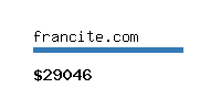 francite.com Website value calculator