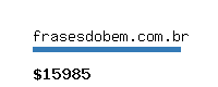 frasesdobem.com.br Website value calculator