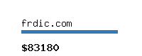frdic.com Website value calculator