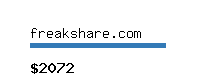freakshare.com Website value calculator