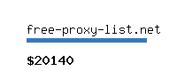 free-proxy-list.net Website value calculator