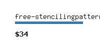 free-stencilingpatterns.com Website value calculator