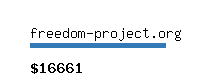 freedom-project.org Website value calculator