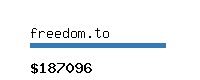 freedom.to Website value calculator