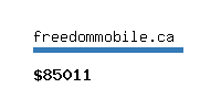 freedommobile.ca Website value calculator