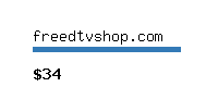 freedtvshop.com Website value calculator