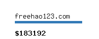 freehao123.com Website value calculator