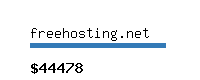 freehosting.net Website value calculator