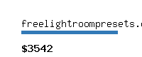 freelightroompresets.co Website value calculator