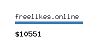 freelikes.online Website value calculator