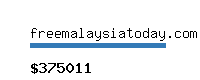 freemalaysiatoday.com Website value calculator