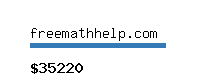 freemathhelp.com Website value calculator