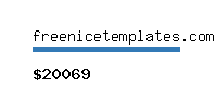 freenicetemplates.com Website value calculator