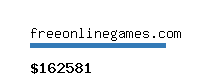 freeonlinegames.com Website value calculator