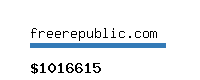 freerepublic.com Website value calculator