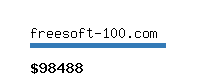 freesoft-100.com Website value calculator